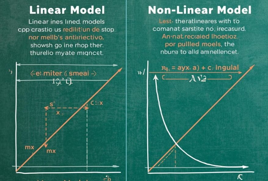 linear vs non linear types of mathematical models
