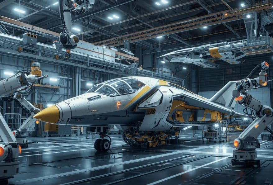 robotic manufacturing of aircrafts